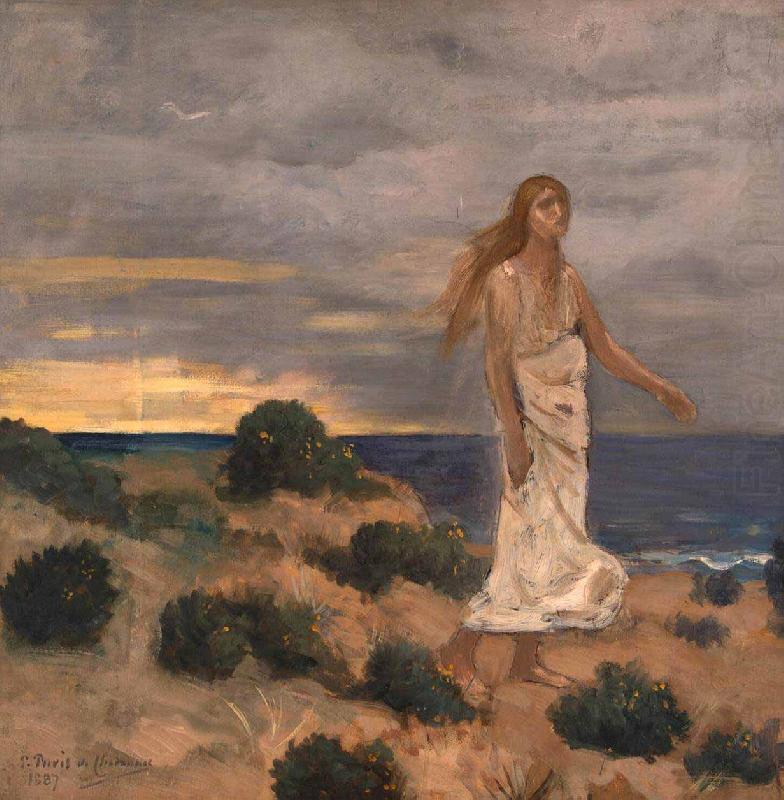 Woman on the Beach, Pierre Puvis de Chavannes